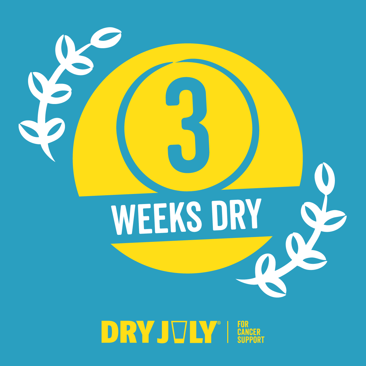 3 weeks dry