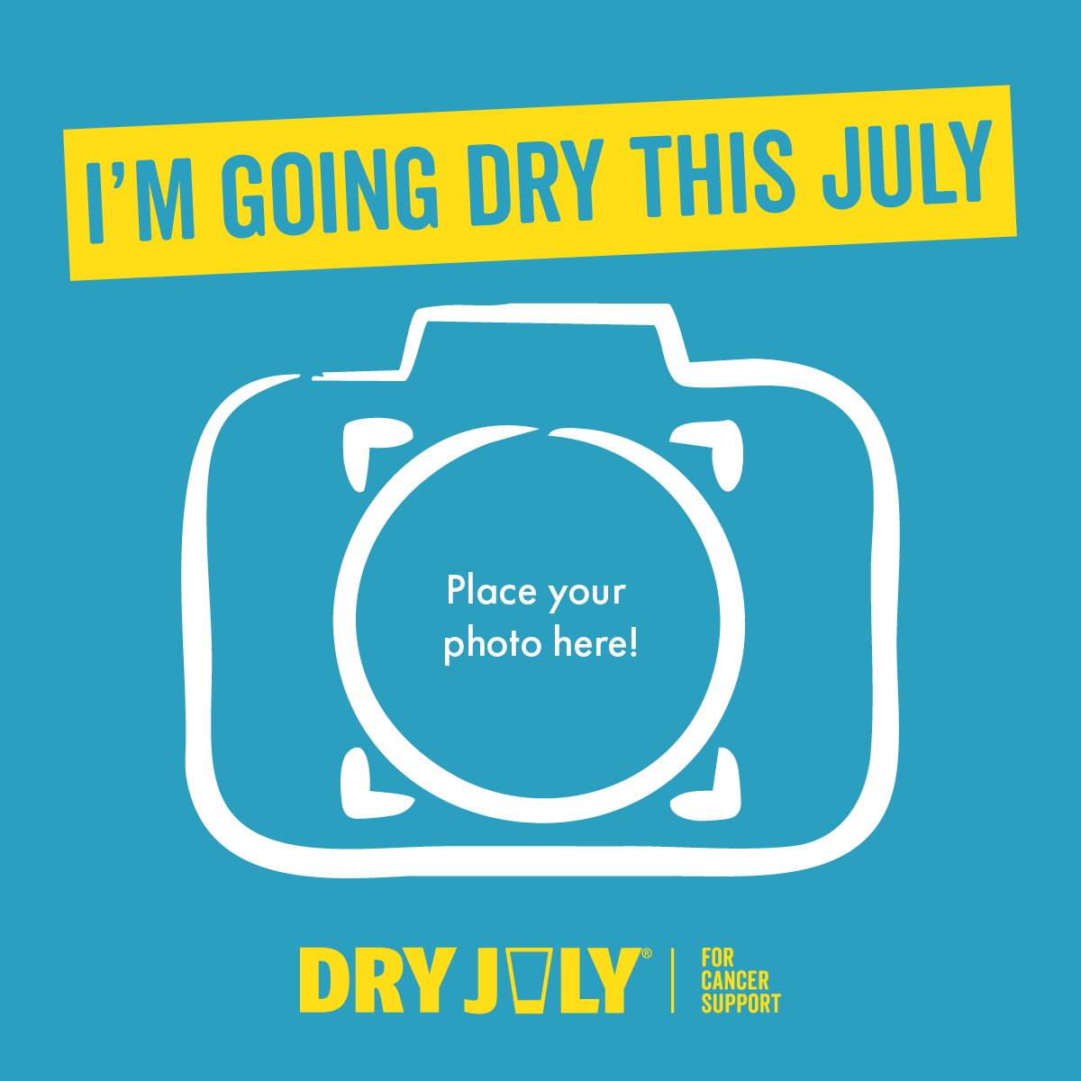 I'm going dry this July - place your photo here!