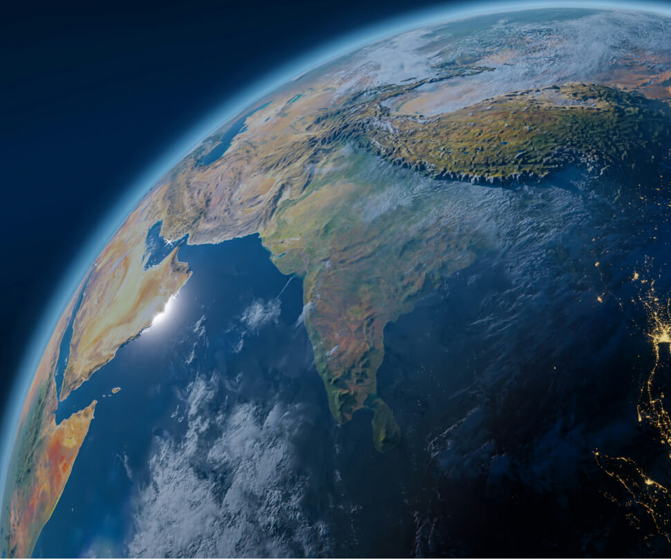 Image of earth taken from space