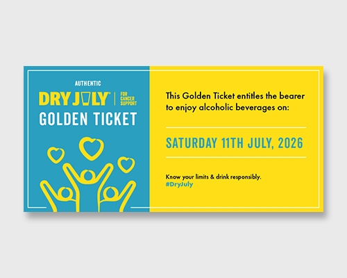 Golden Tickets - Image of a Dry July golden ticket