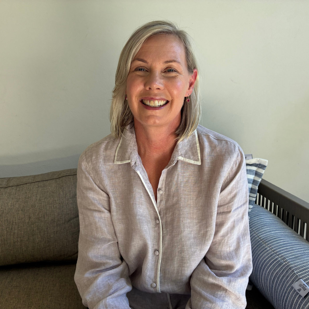 Kirsten smiling