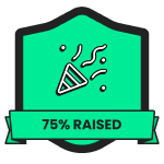 75% to fundraising target