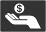 Thumb donation icon